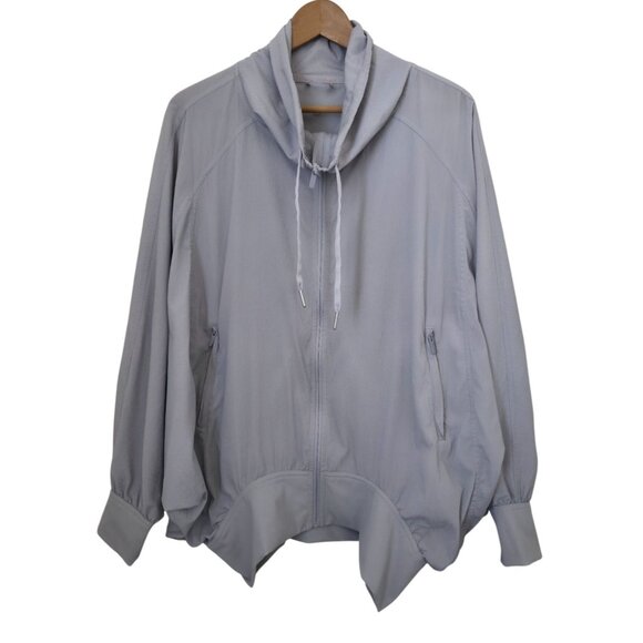 Lululemon Jackets & Blazers - Lululemon New Rituals Iced-Iris Oversized Athletic Athleisure Jacket Sz 6